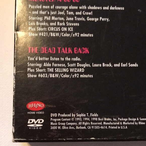 Mystery Science Theater 3000 Collection, Vol 8, 4-Disc DVD Box Set - Picture 4 of 15